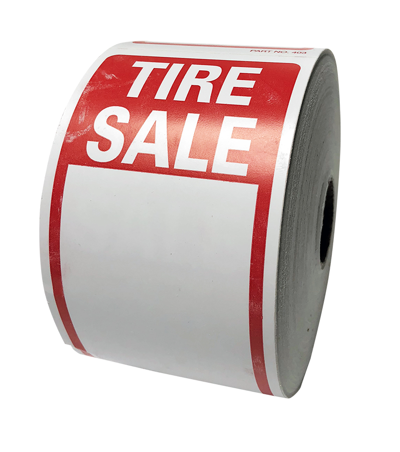 Tire Sale Tags 250/Roll - Miscellaneous