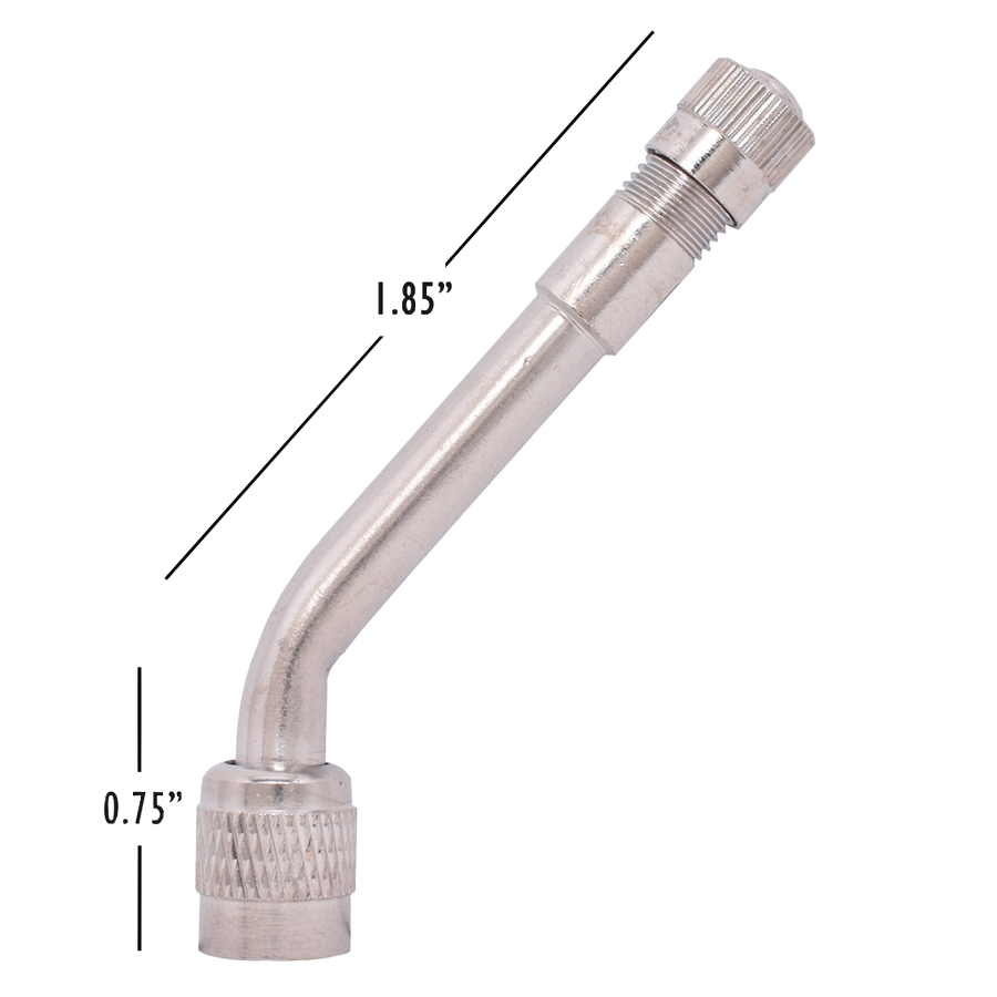 Dill Metal Valve Extension 1.85" 45 Deg. Bend - Cores / Caps and Accessories