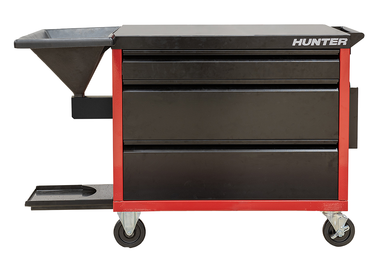 Hunter Lathe Mobile Bench W/Chip Funnel - Tools and Accessories