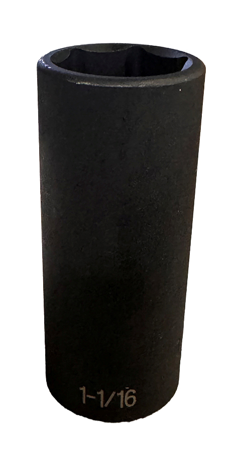1/2" Drive Impact Socket 1-1/16" Deep - Sockets