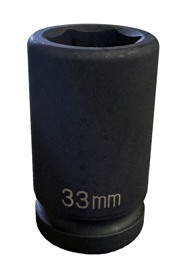 1" Drive Impact Socket 33mm Deep - Sockets