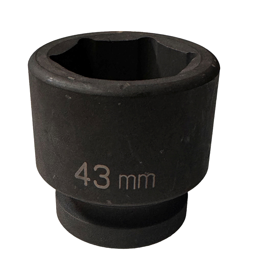 Grey 1" Drive Impact Socket 43mm - Sockets