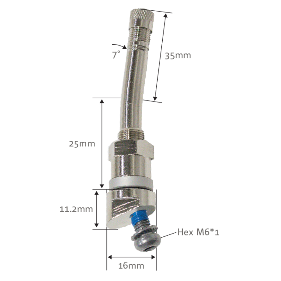 Hamaton Alcoa TPMS Valve 70MS-7 Box of 10 - Valves and Service Kits