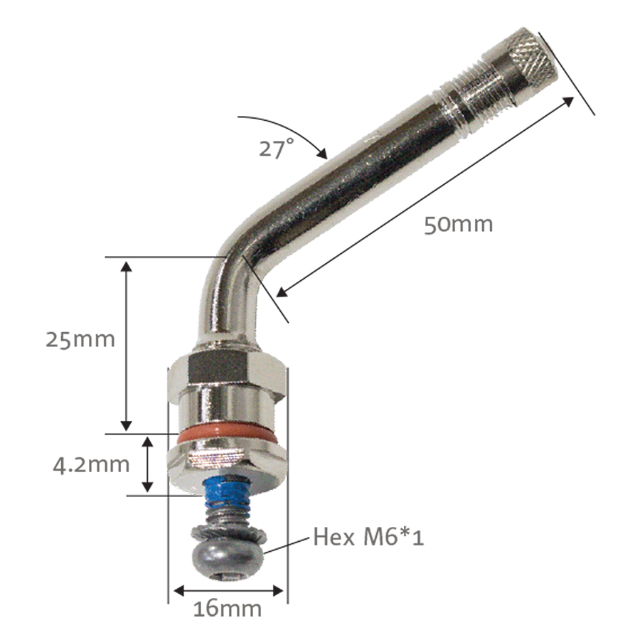 Hamaton Alcoa TPMS Valve V3-20-7 Box of 10 - Valves and Service Kits