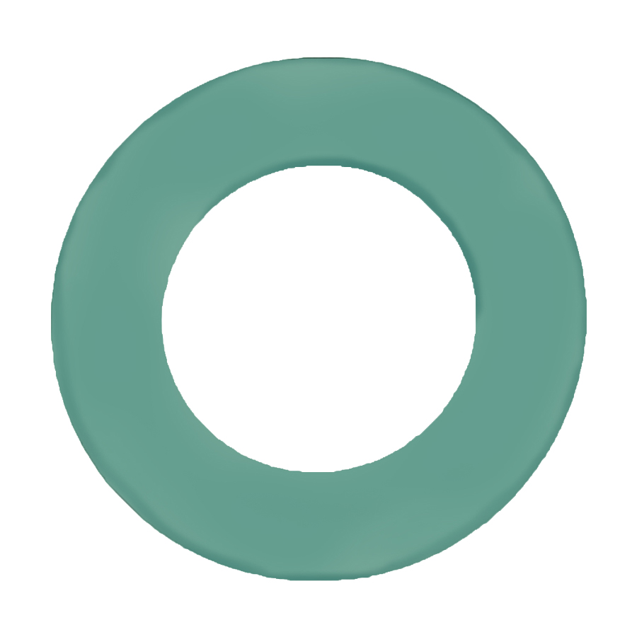 14mm Green Synthetic Gasket 10/P - Miscellaneous