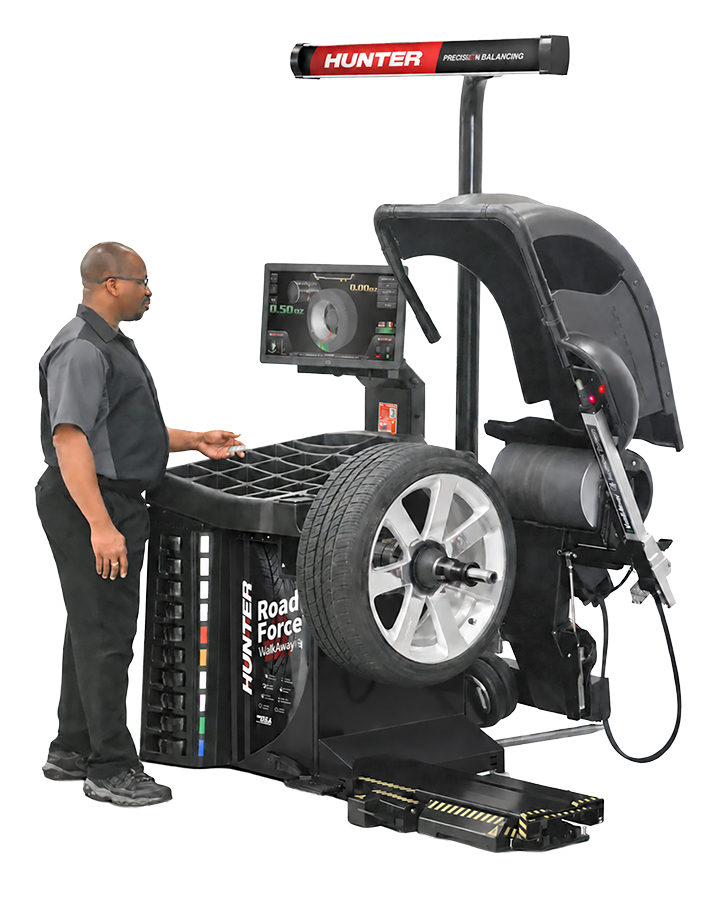 Hunter Wheel Balancer Road Force Walkaway Black - Passenger