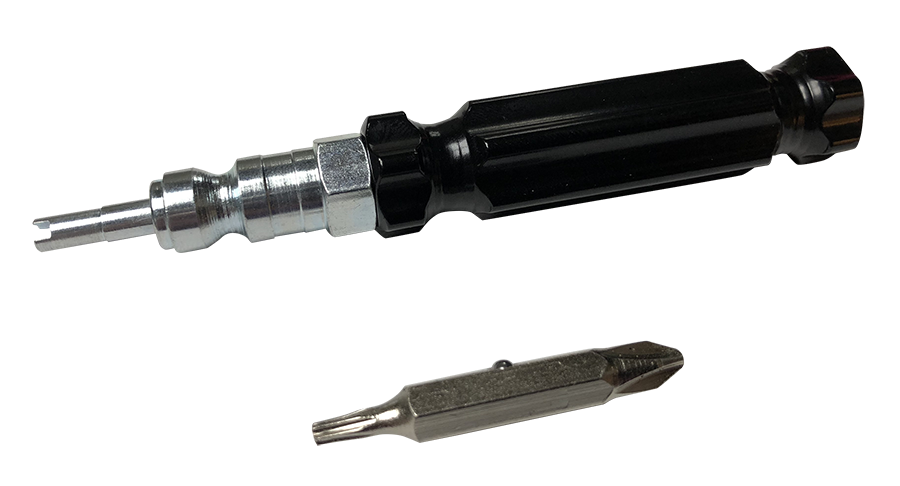 Streamline Valve Core Tool With Industrial Style Nipple - Valve Hardware and Accessories