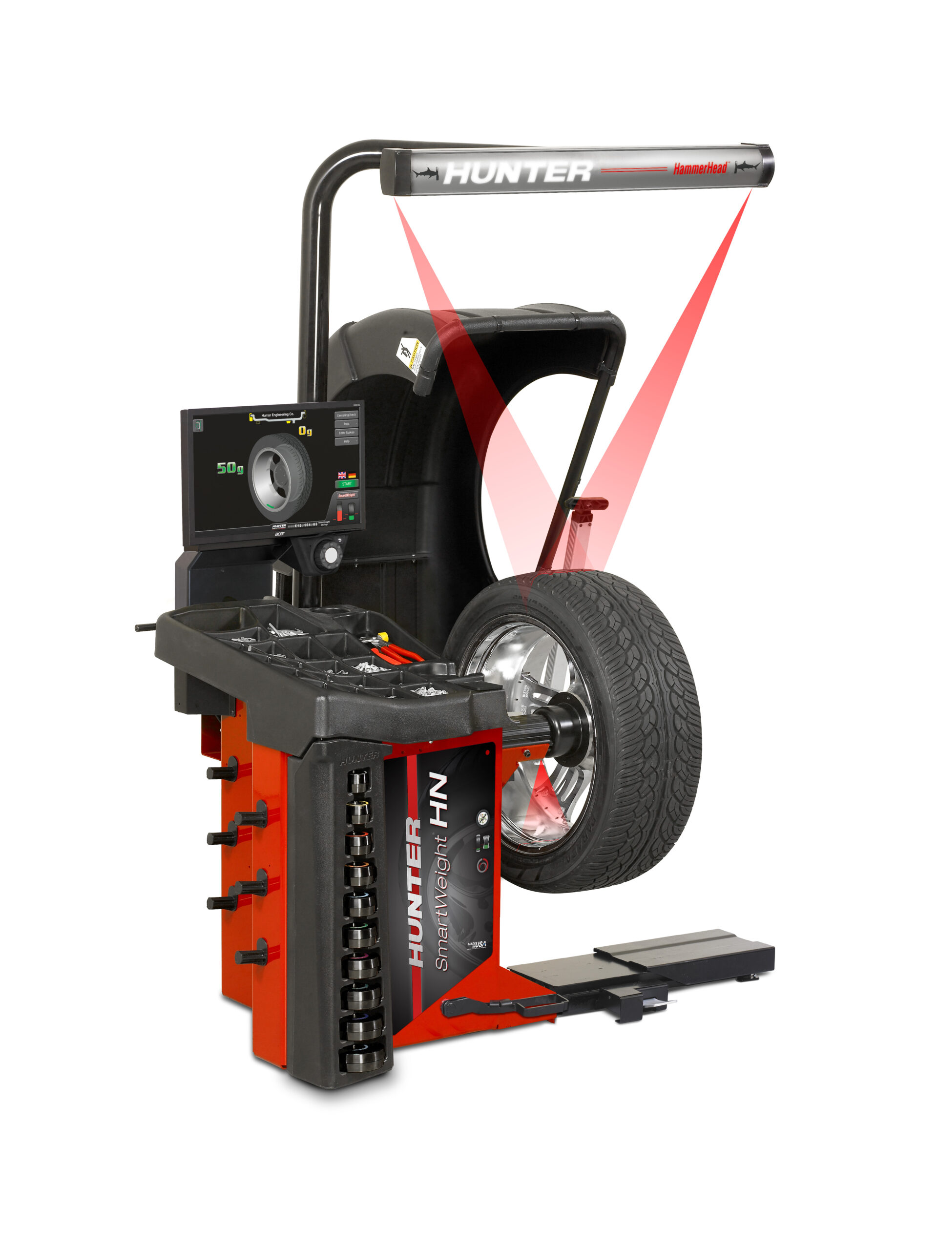Hunter Hybrid Balancer Smart Weight w/TDC Laser - Passenger