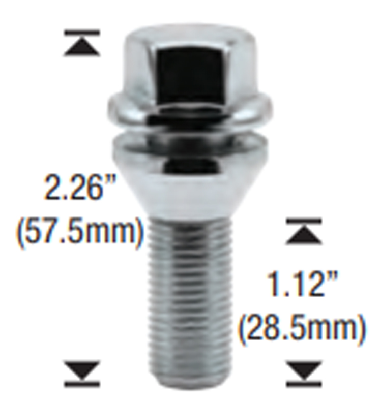 14mm x 1.50 Cone Seat Lug Bolt For Volvo 30/Box - Passenger Lug Nuts and Acc